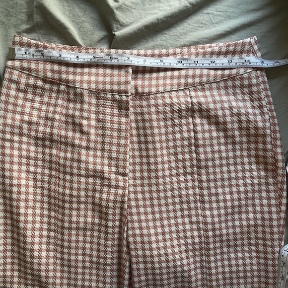 En Saison High Waisted Gingham Slit Trouser Pant - Picture 13 of 14